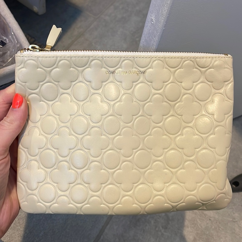 Comme does Garçons Leather Pouch